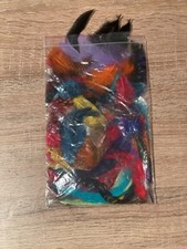 Multi Coloured Feathers Pack Medium Craft Millinery Supplies Trimmings Costume