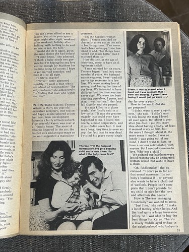 1976 TRUE SECRETS Magazine v.28 January What It Is Like To Be Unwed Mother - Picture 7 of 9