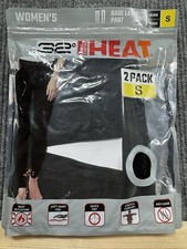 32 Degrees Pants Women's Small Black Leggings 2 Pack Heat Retention Activewear