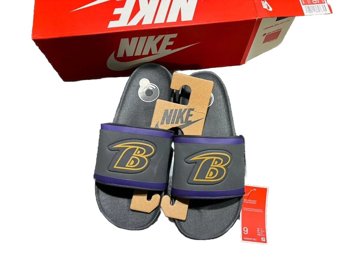 Nike Offcourt Slide Baltimore Ravens taglia 9