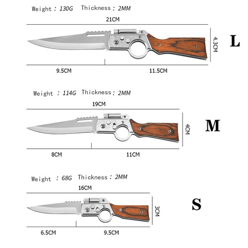 AK47 Blade Folding Blade Knife Combat Pocket Knife Outdoor Camping Survival - Picture 8 of 18