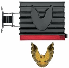 OER Fuel Door Assy. w/ Bracket and Gold Bird Emblem 1979-1981 Firebird Trans Am