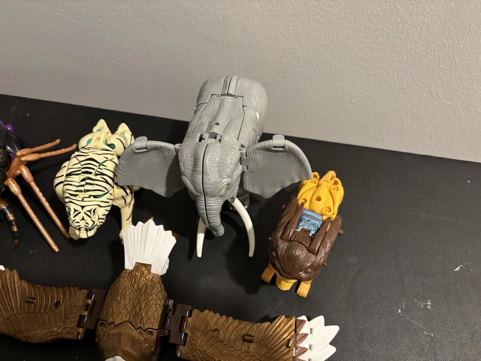 Lote de 6 figuras de acción auténticas de colección Beast Wars Transformers Toys años 90 Foto 2 de 4
