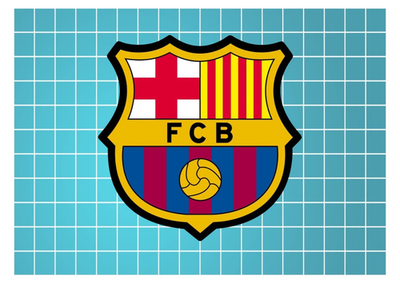 #ad F.C. Barcelona Logo Die Cut Laminated Vinyl Sticker Decal $4.50