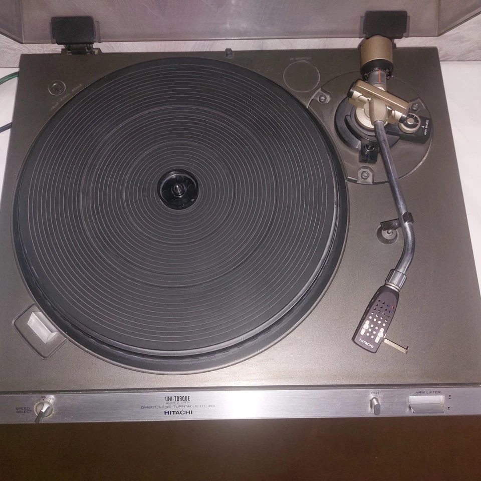 Hitachi Schallplattenspieler,   Modell HT-353, 220V, gebraucht - Bild 4 von 4
