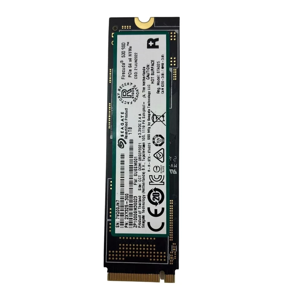 Seagate FireCuda Gaming 530 1TB PCIe Gen4 Solid State Drive PS5, ZP1000GM30023 - Image 2 of 4