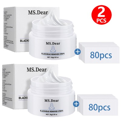 Blackhead 80PCS Pore Nose Removal Mask Cleansing Strips Peel Off Spots Removal