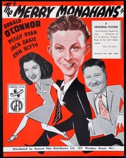 MERRY MONAHANS 1944  Donald O'Connor, Peggy Ryan, Jack Oakie  TRADE ADVERT