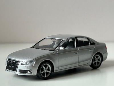 Audi A4 Germany Sportwagen Modell Spielzeug Diecast silber Maßstab 1:43 Welly