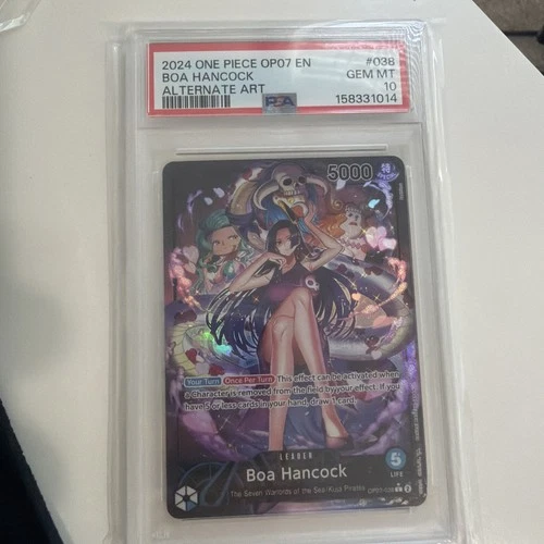 Boa Hancock (038) (Parallel) OP07-038 500 Years in the Future Foil PSA 10