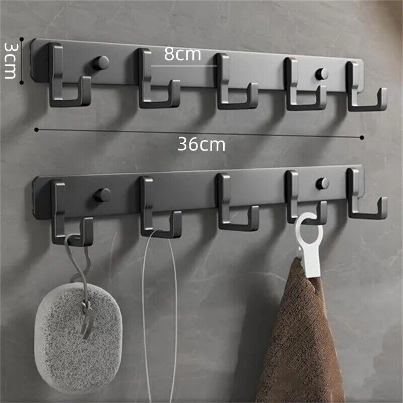 Xyloid Wall Mounted Coat Rack Solid Wood Piano Key Design With Perforated Hooks For Entryway, Door, Porch Organization From Luo09, $67.53 - View #3
