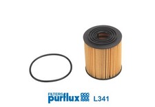 Filtro olio L341 PURFLUX per CHRYSLER,FIAT,JEEP,MINI