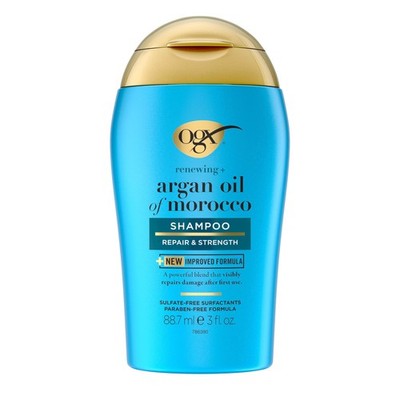 OGX Renewing + Argan Oil of Morocco Shampoo, Damage Repairing Shampoo , 3 fl. oz