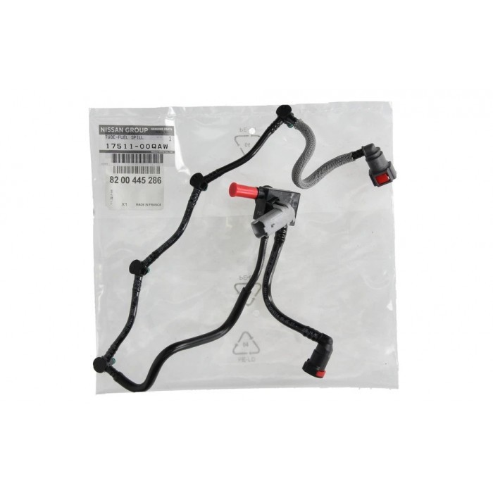 Tuyau de carburant pour Renault Opel et Nissan Interstar Primastar 8200445286 en élastomère noir