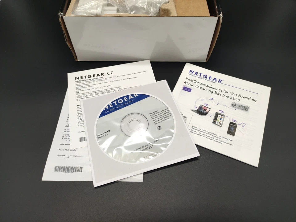 NETGEAR Powerline Music Streaming Box XAUB2511 XAV1601 und XAU2511 - Inhalt neu - Bild 4 von 4