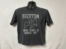Led Zeppelin Tour Shirt Mens Sz Lg 2003 Reprint 1977 Myth Gem LTD Made In USA