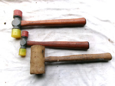 PAIR OF CRAFTSMAN SOFT FACE HAMMERS AND A RAWHIDE HAMMER