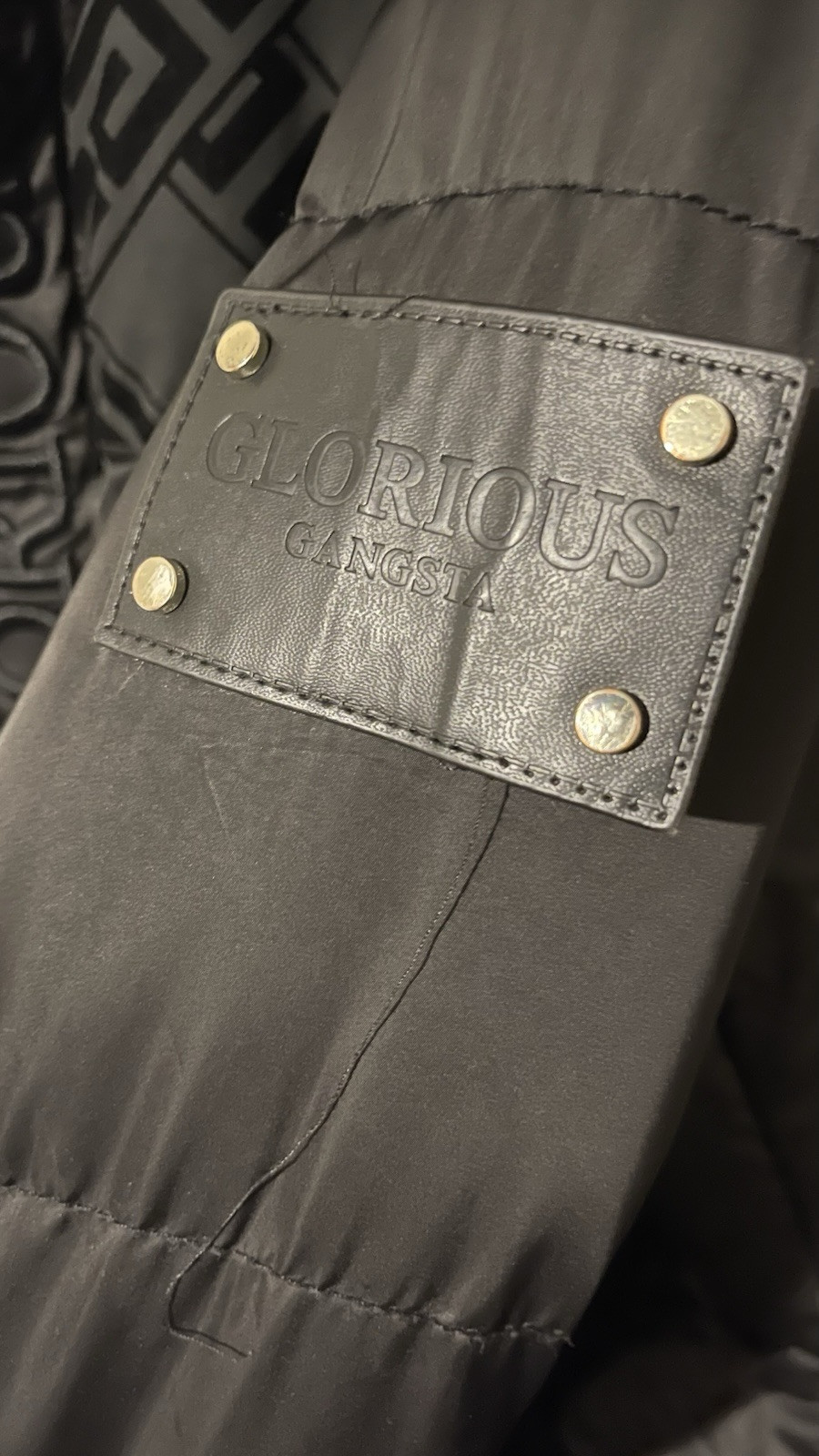 Glorious Gangsta Black M Size Puffer Jacket image 10