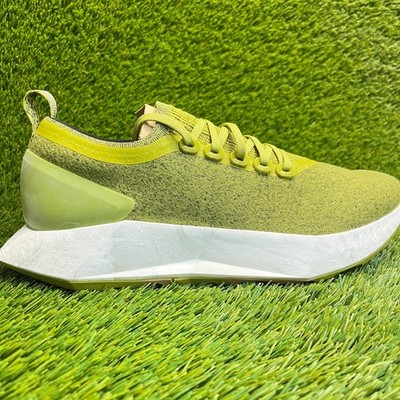 Allbirds Wool Flyer Mizzle Mens Size 11 Hazy Lime White Running Shoes Sneakers