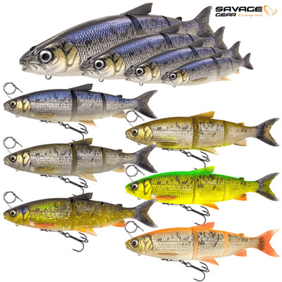 Savage Gear 3D Line Thru Whitefish MS 17cm 53g LT Swimbait Kunstköder Hecht