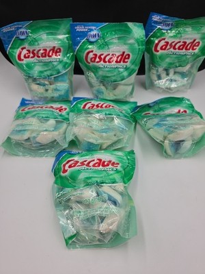 Cascade Complete Dawn Dishwasher Cleaner Lemon Scent Action Pacs Total 90