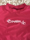 O'Neill Swimwear Youth Girls Skins UPF 50+ Rash Guard Pink Crew Neck Size 1 — photo 4