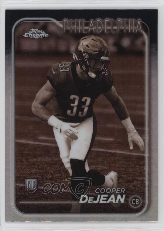 2024 Topps Chrome Rookies Sepia Refractor Cooper DeJean #232 1m1a
