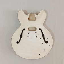 DIY 335 Electric Guitar Kit Rosewood FB Mahogany Body BK Pickguard Semi Hollow