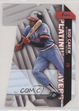 2021 Topps Topps Platinum Players Die-Cuts Rod Carew #PDC-33 HOF 07sf