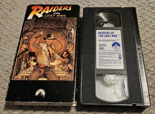 Raiders Of The Lost Ark 1981 VHS Tested Plays - Picture 4 of 12