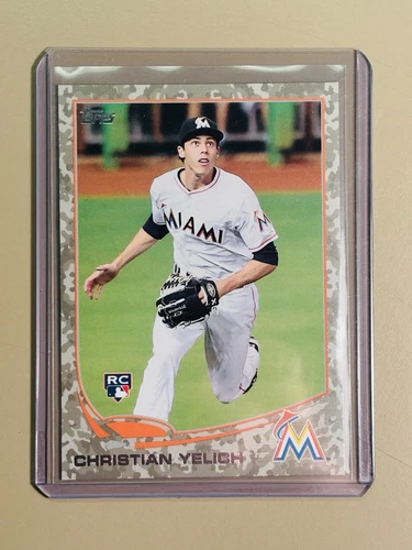 CHRISTIAN YELICH 2013 Topps Update Desert Camo Rookie /99 #US290