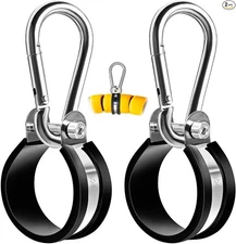 2 PACK Hanger Bracket Mounting Assembly, Line Clamp Stainless Steel-2 pack