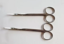 Lot Of 2 Pilling Weck Joseph Curved Tip Dressing Scissors 14.5cm Instrument