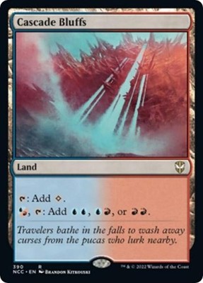 Cascade Bluffs - Near Mint MTG Commander: Streets of New Capenna