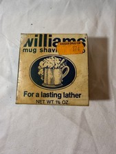 Vintage Williams Mug Shaving Soap Bar 1.75 Oz - New In Original Packaging