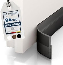 Door Draft Stopper Bottom of Door Weather Stripping Seal Black