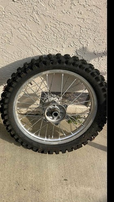 #ad Honda crf cr EXCEL 19inch Rear Rim with dunlop tire $130.00