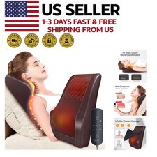 Shiatsu Neck  Back Massager with Heat Deep Tissue Massage Pillow
