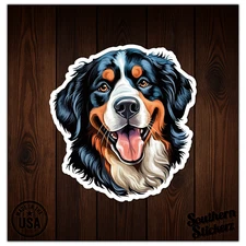 Bernese Mountain Dog - Vinyl Decal Sticker - Car Window Laptop - ebn11311