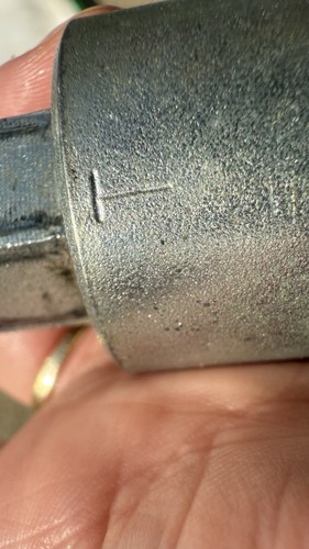 Jaguar Wheel Locking Key Code T With 4 Nuts, Came Off XF - Picture 2 of 5