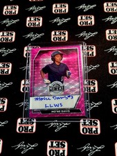 Marketplace image: 2026 Leaf Metal Women Of Sport Mo’ne Mone Davis Pink Superfractor Auto 1/1 LLWS