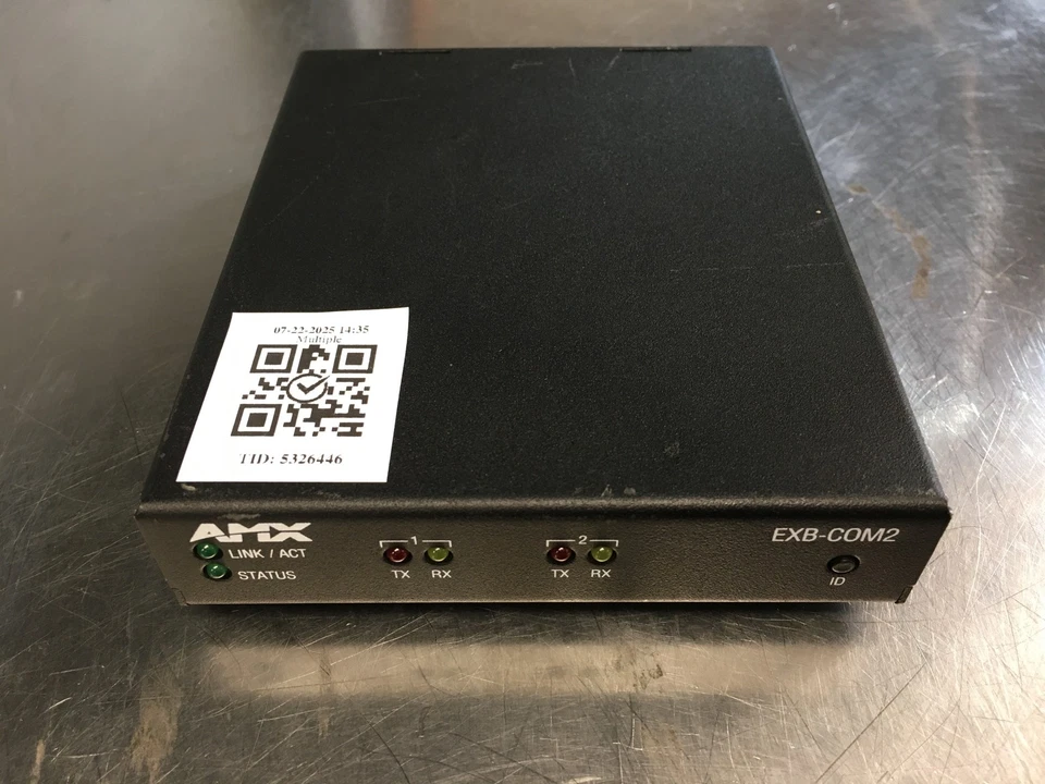 AMX EXB-COM2 FG2100-22 ICS LAN 10/100 PoE Serial Interface Dual Port - Image 2 of 4
