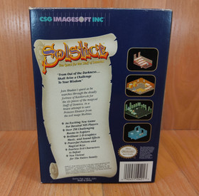 Nr MINTY BOX CIB Solstice completo in nintendo nes da collezione qualit&agrave; lotto PULITO
