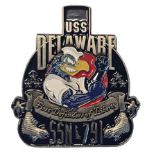 US Navy USS Delaware SSN 791   challenge coin 2"  203