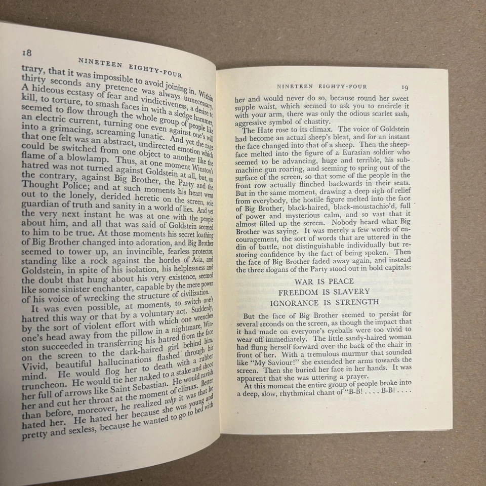 Nineteen Eighty-Four by George Orwell | First Edition (UK) 1949 | Facsimile DJ - Image 4 of 4