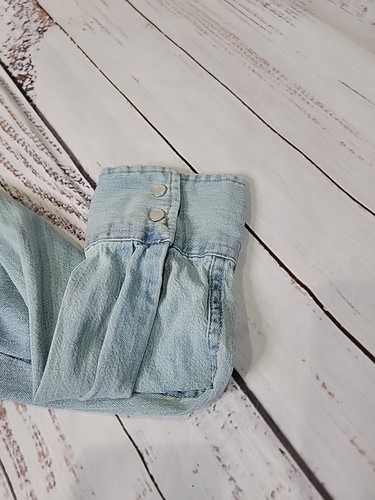 Levi’s Herren XXL Red Tag Western Medium Wash Jeanshemd, Pearl Snaps - Bild 15 von 15