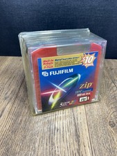 New Sealed Fujifilm 5 Color Disk Set 100mb Zip Disks IBM Formatted NOS