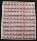 CKStamps: US Stamps Collection Scott#1290 25c Sheet Mint NH OG Color Error