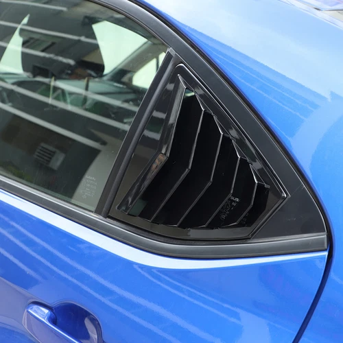 For Subaru WRX STI VB 2022-2025 ABS Gloss Black Rear Window Louver Cover Trims - Foto 8 di 16