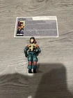 GI Joe Lift Ticket 1986 w/Uncut File Card Tomahawk Pilot Hasbro
